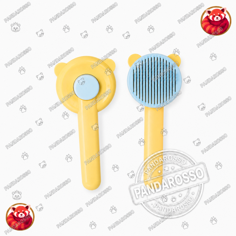 برس حیوانات با دکمه تخلیه مو میکی موس