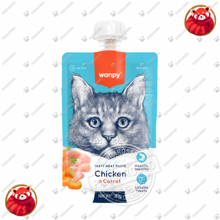 پودینگ گربه ونپی مرغ + هویج