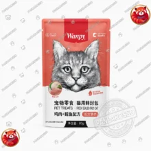 پوچ گربه ونپی مرغ و ماهی کاد 80 گرمی