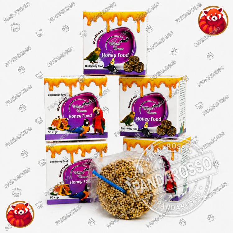 بلوک سنگ تشویقی عسلی پرندگان 50 گرمی